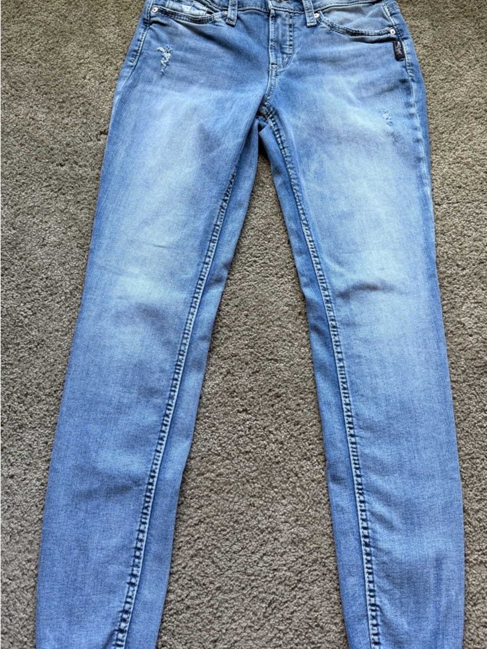 Silver Jeans Light Blue Women's Suki Skinny Jeans